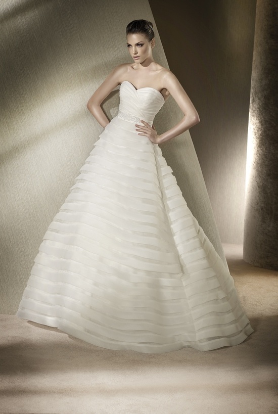 A-line wedding dress by San Patrick, 2012 collection