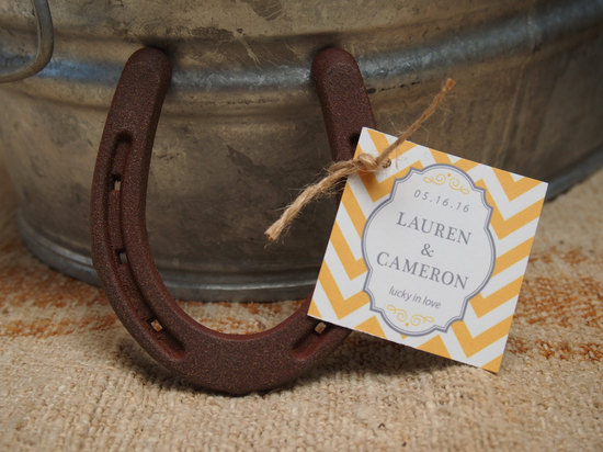 Wild west themed wedding favors