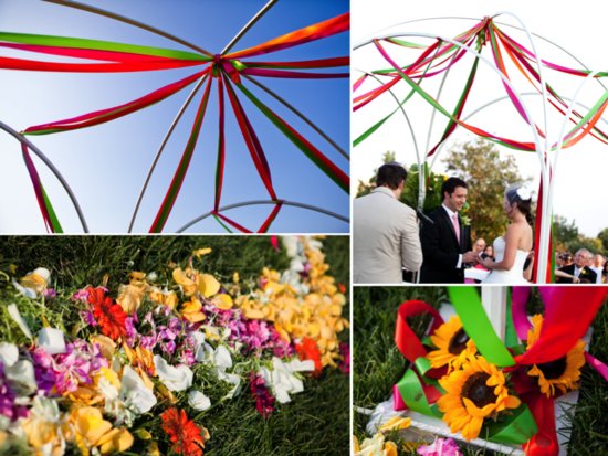 photo of DIY Summer Wedding: Bright Colors, Casual Charm