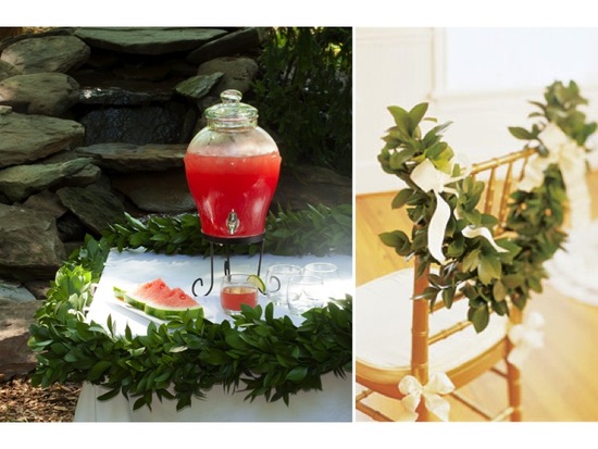 photo of DIY Wedding Project: Summer Ceremony Garland