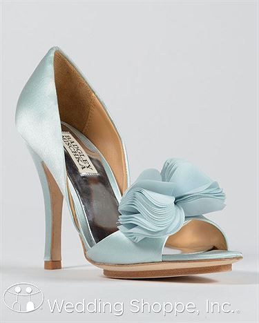 something blue bridal shoes