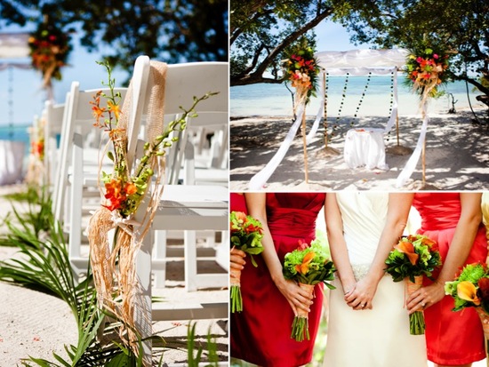 photo of Tropical Beach Wedding in Key Largo: Jess and Ryan