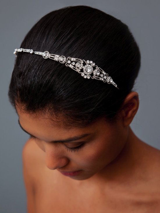 photo of Mariel bridal headband by Nina via The Aisle New York