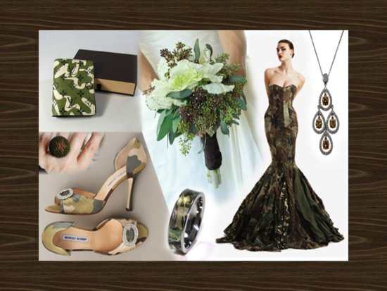 photo of Camouflage Wedding Inspiration