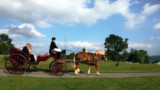 Outdoor wedding ceremony
