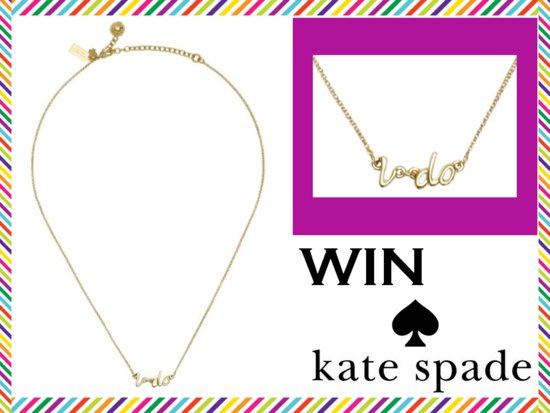 photo of Weekly Giveaway Winner: Kate Spade I Do Necklace