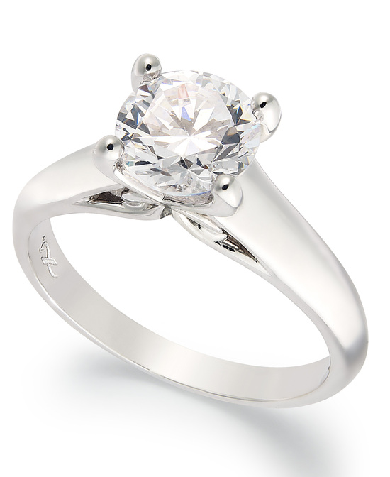 photo of White Gold Solitaire Engagement Ring IU1055CWA1