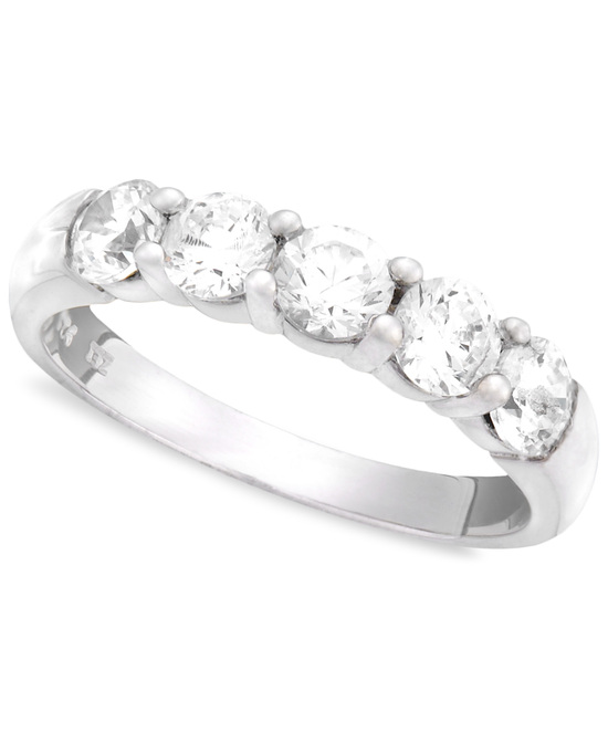 photo of White Gold Multiple Stones Wedding Ring BPCP5100