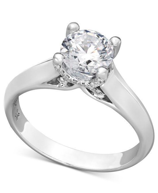photo of White Gold Solitaire Engagement Ring IE1376CWA1