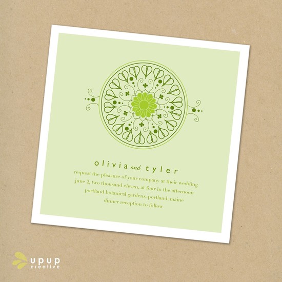 photo of Folkart eco-friendly DIY wedding invitations kit by Up Up