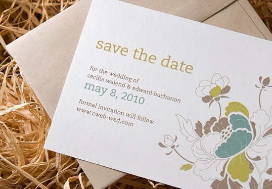 photo of Hue Garden eco-friendly wedding invitation by Papier Lapin