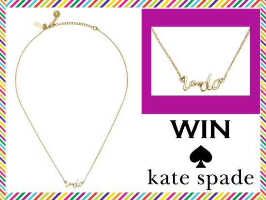 photo of WIN Kate Spade Jewelry: The 'I Do' Bridal Necklace