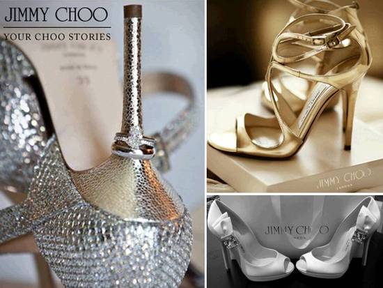 photo of Walk the White Aisle in Jimmy Choos