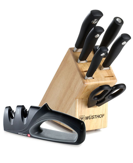 Wusthof Grand Prix II Cutlery, 7 Piece Set with Bonus Sharpener