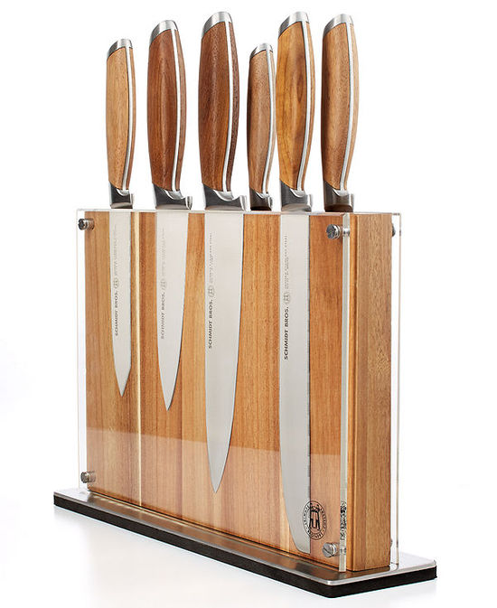 Schmidt Brothers Cutlery Bonded Teak Starter Cutlery, 7 Piece Set