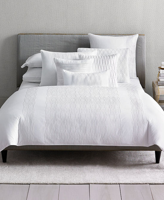 Hotel Collection Embroidered Diamonds Bedding Collection