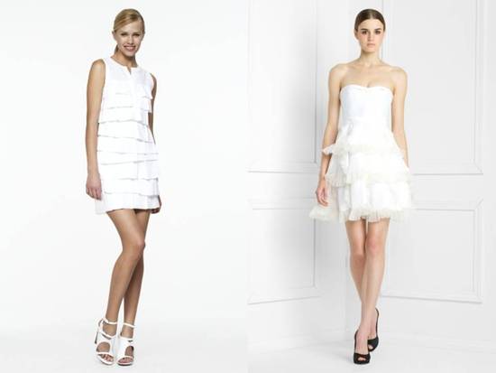 photo of Little White Dresses by BCBG: Wedding Hot for your Rehearsal Dinner and Reception