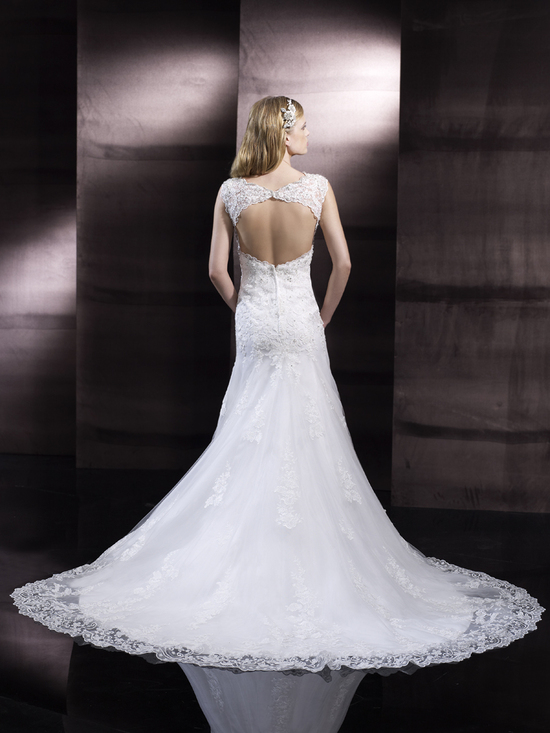photo of Open back wedding gown from Moonlight Couture