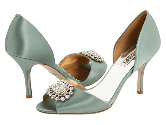 photo of Your 'Something Blue'- Badgley Mischka Lacie bridal heels, $215, Zappos