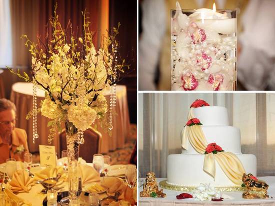 photo of Elegant Fall Wedding with Asian Influences