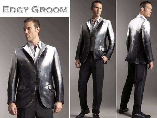 photo of Edgy Groom's Style, Alexander McQueen Spotlight Jacquard Jacket