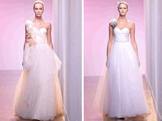 Ethereal tulle ball gown wedding dress with black bridal sash