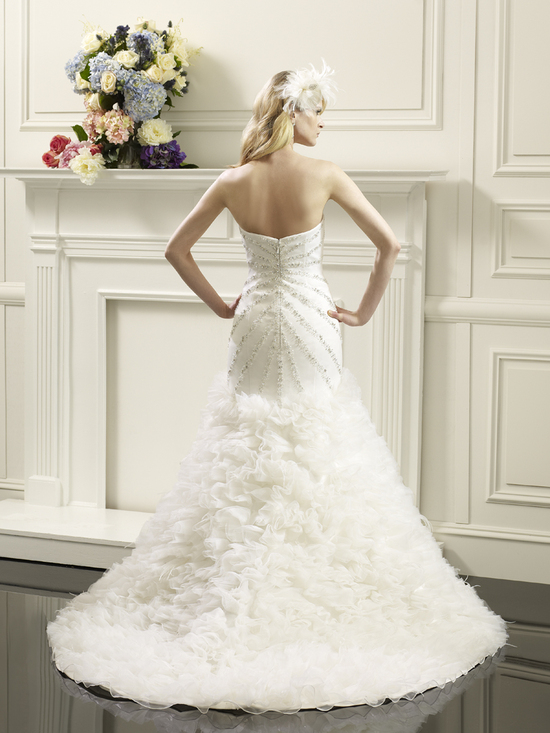 photo of Couture wedding gown by Val Stefani