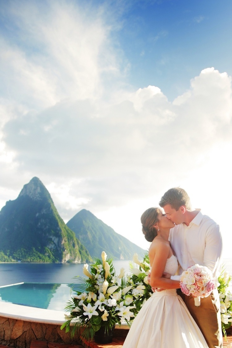 Destination wedding in St Lucia