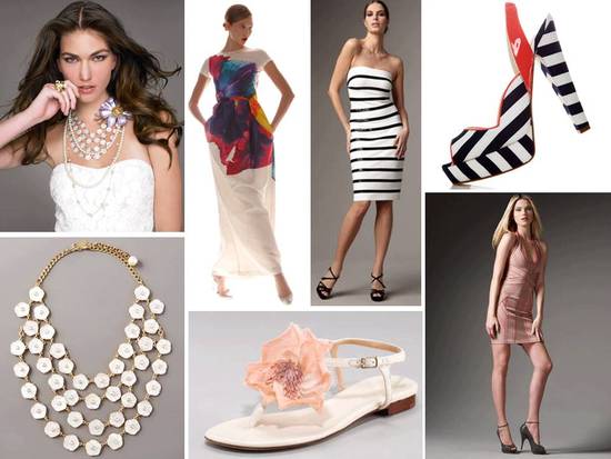 Mix floral details with stripe prints, Spring 2011 style inspiration