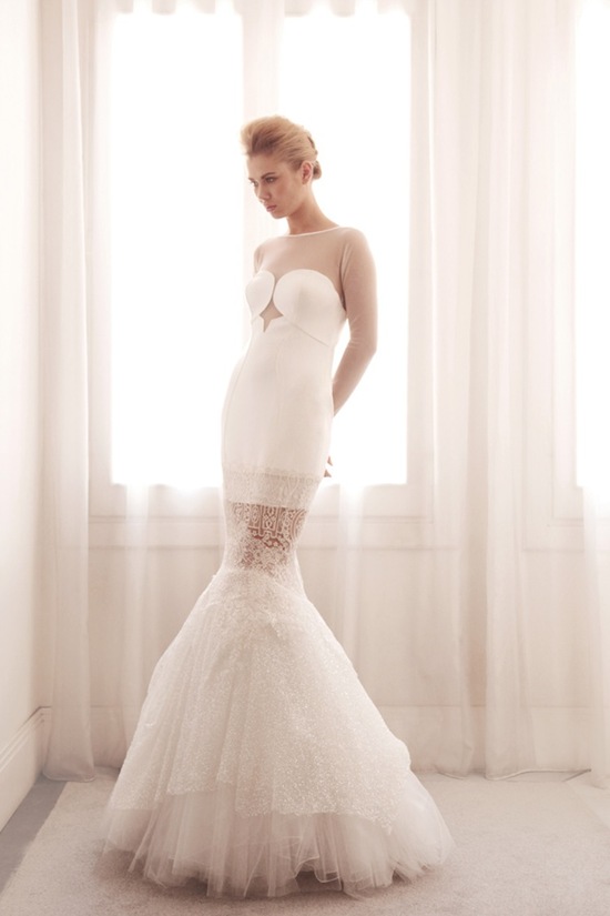 photo of Unique mermaid wedding gown by Gemy Bridal