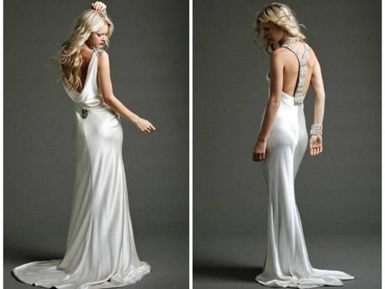photo of Statement Backs on Sultry Wedding Dresses