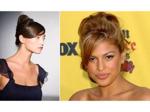 photo of Sleek 2011 Wedding Hairstyle- High Chignon, Bridal Ballerina Style