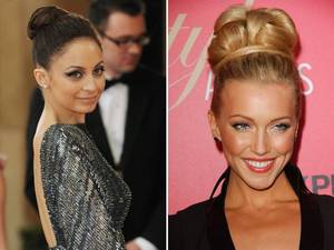 photo of Sleek 2011 Wedding Hairstyle- High Chignon, Bridal Ballerina Style