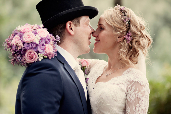 photo of Norwegian Summer Wedding with Old World Style