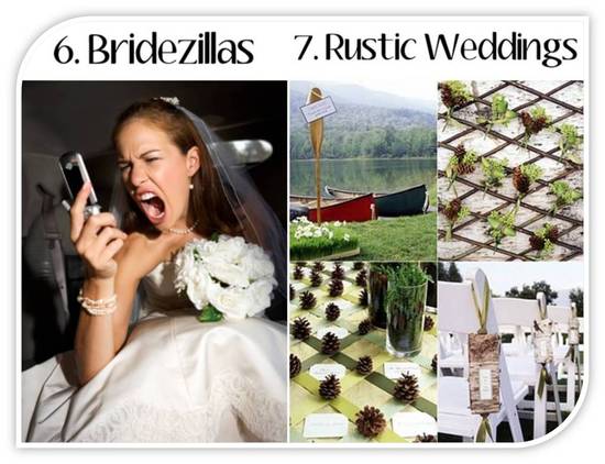 photo of What's Out for 2011 Weddings- Ditch These Top 10 Trends from the Past!