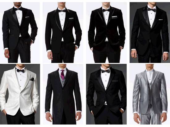 photo of Dapper customizable tailored suits and tuxedos for your groom and his groomsmen