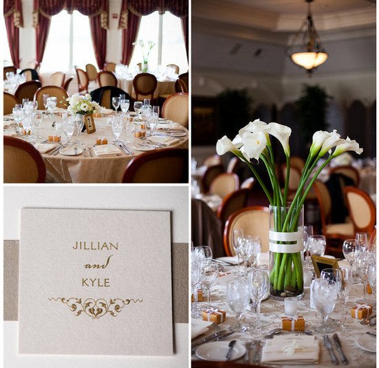 photo of Real Wedding Inspiration: Creamy White Wedding Flowers, Chic Champagne Details