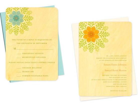 photo of Win 50 Chic, Unique Wood Save-the-Dates with this Week's Savvy Steal!