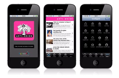 photo of OneWed Loves It! Anti-Bride iPhone App, Bridal Bar Sheets Sale