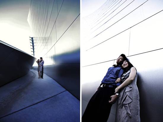 photo of Artistic Los Angeles, California Engagement Session: Kerin and Denis