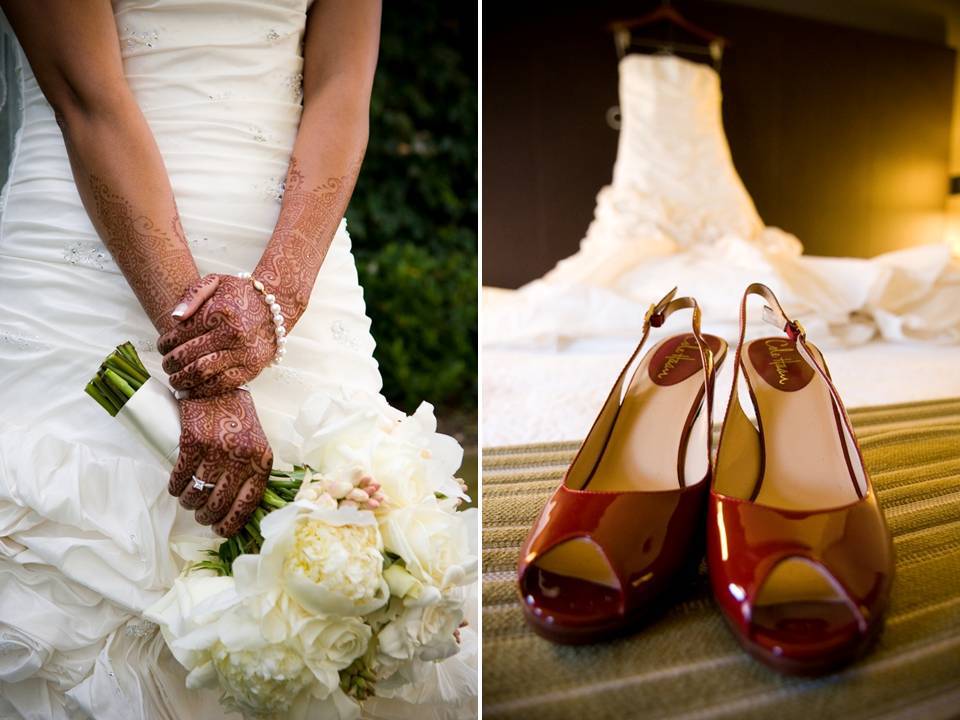 Traditional-indian-wedding-red-peep-toe-platform-bridal-heels-all-white-bridal-bouquet.full