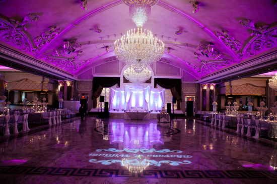 Purple Glamorous Reception