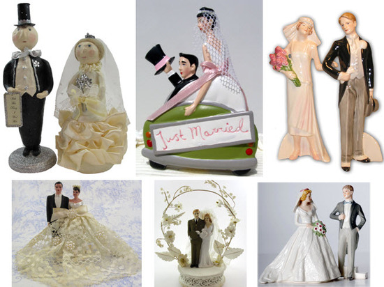 photo of 5 Favorite Eco-Friendly Wedding Cake Toppers from Recycled Bride
