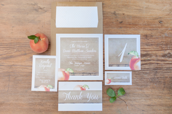 Peach Stationery
