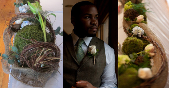 photo of Organic Wedding Flowers With Personalized Rustic Touches