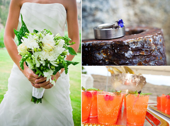 photo of Real Wedding Inspiration: Rustic Country Wedding With A Cool Color Palette