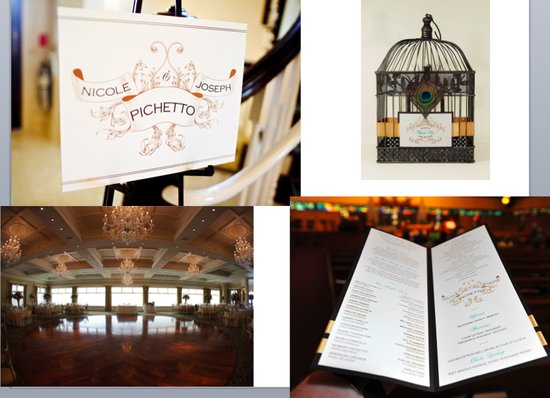 photo of Wedding Invitation Suite: Peacock Glory