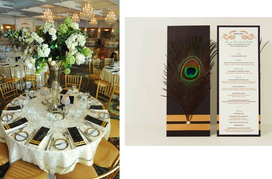photo of Wedding Invitation Suite: Peacock Glory