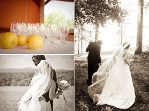 photo of Real Wedding Inspiration: Red, White, and Teal Rustic Chic in Virginia