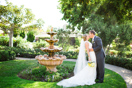 Stunning Newlyweds in a Gorgeous Garden